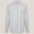 Camisa Slim Dudalina Slub Listrada Ve26 Branco Masculino - Imagem 1