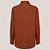 Camisa Dudalina Relaxed Lisa Ve26 Marrom Feminino - Imagem 2