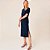 Vestido Dudalina Isadora Ve26 Marinho Feminino - Imagem 3