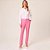 Calça Dudalina Adriana Elastic Ve26 Rosa Feminino - Imagem 5