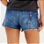 Short Jeans Easy Lança Perfume Confort Hi Ve26 Azul Feminino - Imagem 2