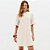 Vestido Curto Lança Perfume Tdress Ve26 Off White Feminino - Imagem 1