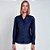 Camisa Dudalina Luxury Cetim Ve26 Marinho Feminino - Imagem 1