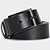 Cinto Aramis Dupla Face Couro Soft Ve26 Preto Masculino - Imagem 1