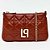 Bolsa Crossbody Lança Perfume Mini Ve26 Marrom Feminino - Imagem 3