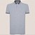 Camisa Polo Dudalina Gola Jacquard Pr26 Cinza Masculino - Imagem 1