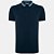 Camisa Polo Dudalina Gola Jacquard Pr26 Marinho Masculino - Imagem 1