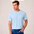 Camiseta Dudalina Essentials Color Pr26 Azul Claro Masculino - Imagem 3