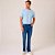 Camiseta Dudalina Essentials Color Pr26 Azul Claro Masculino - Imagem 5