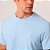 Camiseta Dudalina Essentials Color Pr26 Azul Claro Masculino - Imagem 4