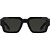 Óculos de Sol Calvin Klein 25538S 001 Preto Masculino - Imagem 2