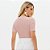 Blusa Lança Perfume Canelada Cropped Ve26 Rosa Feminino - Imagem 2