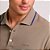 Camisa Polo John John Regular 2 Lines Ve26 Bege Masculino - Imagem 3
