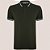 Camisa Polo Dudalina Gola Jacquard Pr26 Verde Masculino - Imagem 1