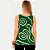 Regata Lança Perfume Canelada Estampada Ve26 Verde Feminino - Imagem 2
