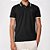 Camisa Polo Colcci Triple Line Ve26 Preto Masculino - Imagem 1