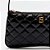 Bolsa Crossbody Lança Perfume Enfeite Ve26 Preto Feminino - Imagem 4