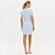 Vestido Curto Easy Lança Perfume Bicolor Ve26 Azul Feminino - Imagem 2