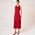Vestido Dudalina Regata Texture Ve26 Vermelho Feminino - Imagem 3