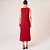 Vestido Dudalina Regata Texture Ve26 Vermelho Feminino - Imagem 2