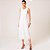 Vestido Dudalina Regata Texture Ve26 Off White Feminino - Imagem 3