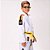 Kimono Jiu Jitsu Atama Ultra Light Sunset Branco Infantil - Imagem 5