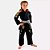 Kimono Jiu Jitsu Atama Ultra Light Sunset Preto Infantil - Imagem 3