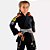 Kimono Jiu Jitsu Atama Ultra Light Sunset Preto Infantil - Imagem 4
