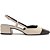 Sapatilha Anacapri Slingback Ponta Verniz Bege Feminino - Imagem 1