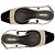 Sapatilha Anacapri Slingback Ponta Verniz Bege Feminino - Imagem 4