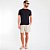 Short Aramis Mescla Color Ve26 Bege Masculino - Imagem 4