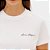 Camiseta Lança Perfume Babylook Name Ou26 Off White Feminino - Imagem 3