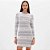 Vestido Curto Lança Perfume Tricot Sign Ou26 Cinza Feminino - Imagem 1