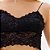 Top Lança Perfume Renda Alça Ou26 Preto Feminino - Imagem 3