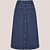 Saia Jeans Dudalina Transpassada Ou26 Azul Feminino - Imagem 4