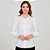 Camisa Dudalina Slim Jacquard Ou26 Off White Feminino - Imagem 1