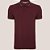 Camisa Polo Dudalina Texture Ou26 Bordô Masculino - Imagem 3