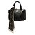 Bolsa Tote Anacapri Lenço Preto Feminino - Imagem 5