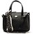 Bolsa Tote Anacapri Lenço Preto Feminino - Imagem 1