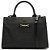 Bolsa Tote Anacapri Média Preto Feminino - Imagem 1