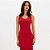 Vestido Super Mid Easy Lança Perfume Ou26 Vermelho Feminino - Imagem 3