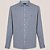 Camisa Dudalina Slim Oxford Lisa Ou26 Azul Masculino - Imagem 3