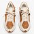Tênis Easy Lança Perfume Chunky Pontas Ou26 Marrom Feminino - Imagem 4