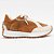 Tênis Easy Lança Perfume Chunky Pontas Ou26 Marrom Feminino - Imagem 1