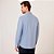 Camisa Dudalina Slim Listrada Ou26 Azul Masculino - Imagem 3