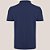 Camisa Polo Dudalina Jacquard Gola In26 Azul Masculino - Imagem 4