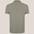 Camisa Polo Dudalina Gola Favo Frisos Ou26 Verde Masculino - Imagem 4