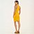 Vestido Curto Colcci Canelado Ou26 Amarelo Feminino - Imagem 4