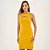 Vestido Curto Colcci Canelado Ou26 Amarelo Feminino - Imagem 1