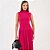 Vestido Midi Colcci Evasê Franzido Ou26 Rosa Feminino - Imagem 3